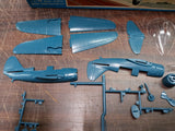 Vtg 1968 Lindberg Line Model Airplane Curtiss Helldiver SB2C Dive Bomber 1/72