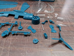 Vtg 1968 Lindberg Line Model Airplane Curtiss Helldiver SB2C Dive Bomber 1/72