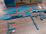 Vtg 1968 Lindberg Line Model Airplane Curtiss Helldiver SB2C Dive Bomber 1/72
