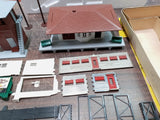 Vtg 1952 Plasticville U.S.A. by Bachmann Toy Train Accessories 5400298 0&S Scale