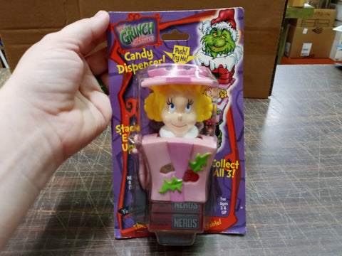 Vtg Fantazzmo Dr Seuss Grinch Cindy Lou Who Candy Dispenser 2000 Collectors Item