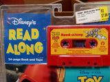 Vtg Disney Pixar Toy Story 2 Read Along 1999 & Sing Along Cassette Tapes & Books