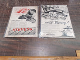 VTG October 1942 & 1943 Hunting Fishing Magazines Combined National Sportsman