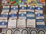 Vtg GAF 1969 Talking View Master & Model H Lighted 66-81 & 63 Assorted Reels