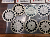 Vtg GAF 1969 Talking View Master & Model H Lighted 66-81 & 63 Assorted Reels