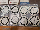 Vtg GAF 1969 Talking View Master & Model H Lighted 66-81 & 63 Assorted Reels