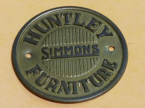 Vtg 1900-1950 Huntley Simmons Collection Furniture Tag Collectible Advertisement