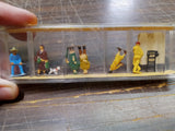 Vtg Assortment Mini Travelers Plastic People AHM Merten Track Crew ETC Train