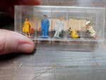 Vtg Assortment Mini Travelers Plastic People AHM Merten Track Crew ETC Train