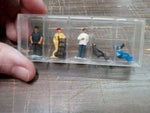 Vtg Assortment Mini Travelers Plastic People AHM Merten Track Crew ETC Train