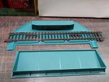 Vtg Tyco HO Scale Freight Unloading Box Car Burlington No Remote Control Train