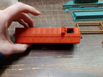 Vtg Tyco HO Scale Freight Unloading Box Car Burlington No Remote Control Train