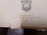 Vtg AJ Holman 1895 Holy Bible Complete Concordance Illustrative Refurbish Needed
