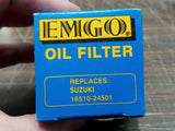 Emgo Yellow Engine Oil Filter 10-55500 Race Proven Replaces Suzuki 16510-24501