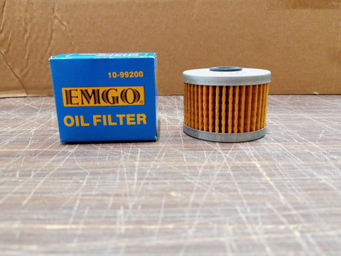 EMGO Motorcycle Yellow Oil Filter 10-99200 Replaces Honda 15412-KF0-000/010/670