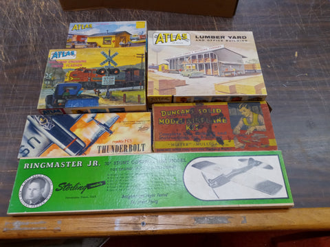 Vtg Empty Box Assortment Advertisement Collectible Atlas Sterling Lindberg Dunca
