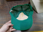 Vtg Joseph B Fay General Contractors Sport Cap Green & White Snap Back One Size