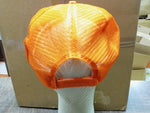 H.P. Starr Case Trucker Snap Back Orange & White Men's Hat OS Mesh Adjustable