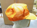 H.P. Starr Case Trucker Snap Back Orange & White Men's Hat OS Mesh Adjustable