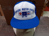 Vtg Blue & White Genuine Motor Parts PA GM AC Delco Mesh Trucker Hat Snapback