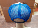 Vtg Blue & White Genuine Motor Parts PA GM AC Delco Mesh Trucker Hat Snapback