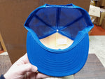 Vtg Blue & White Genuine Motor Parts PA GM AC Delco Mesh Trucker Hat Snapback