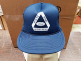 Vtg Clothing Cap Hat Woltz Wind 90S Ford Dealership Triangle Logo Snapback Mesh