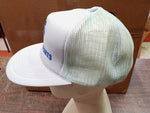 Vtg NAPA Auto Parts Grey Blue Mesh Snapback Trucker Hat Louisville Line OS Korea