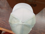 Vtg NAPA Auto Parts Grey Blue Mesh Snapback Trucker Hat Louisville Line OS Korea