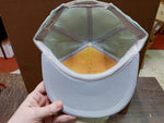 Vtg NAPA Auto Parts Grey Blue Mesh Snapback Trucker Hat Louisville Line OS Korea