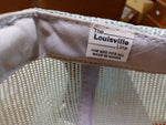 Vtg NAPA Auto Parts Grey Blue Mesh Snapback Trucker Hat Louisville Line OS Korea