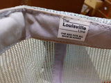 Vtg NAPA Auto Parts Grey Blue Mesh Snapback Trucker Hat Louisville Line OS Korea