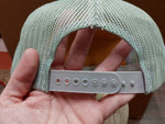 Vtg NAPA Auto Parts Grey Blue Mesh Snapback Trucker Hat Louisville Line OS Korea
