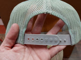 Vtg NAPA Auto Parts Grey Blue Mesh Snapback Trucker Hat Louisville Line OS Korea