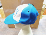 Vtg Sentry Oil & Grease Blue & White Cabot Patch Snapback Trucker OS Adjustable