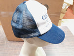Vtg Collins Tire Good Year Dealer Blue & White Mesh Snapback Dal-Cap Trucker OS