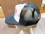 Vtg Sears Truck Service Black & White Mesh Snapback Trucker Hat Radio Kap II OS