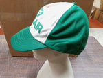Vtg Sullair Green & White Air Compressor Logo Foam Trucker Snapback Farming Hat