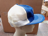 Vtg Sandvik Rock Tool Blue & White Patch Logo Mesh Trucker Snapback K-Production