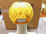 Vtg NAPA Blue & Yellow Scrambled Egg Racing Patch Snapback Light Weight Fabric