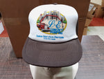 L & E Concrete Pumping Sales Service Rentals Vtg Clothing Mesh Trucker Snapback