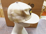 Vtg Clothing Vermeer Brown Patch Logo Gold Mesh Trucker Snapback Hat Swingster