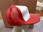 Vtg Clothing H.D. Alternator Red & White Mesh Trucker Snapback hat Supreme OSFA