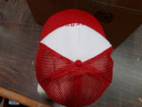 Vtg Clothing H.D. Alternator Red & White Mesh Trucker Snapback hat Supreme OSFA