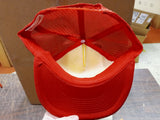 Vtg Clothing H.D. Alternator Red & White Mesh Trucker Snapback hat Supreme OSFA