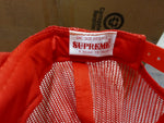 Vtg Clothing H.D. Alternator Red & White Mesh Trucker Snapback hat Supreme OSFA