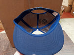 Vtg Clothing L&M Tire Service New Kensington Blue & White Mesh Snapback Trucker