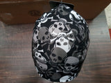 Zan Headgear Helmet Liner Beanie Skull Black & Gray Skulls Motorcycle Apparel