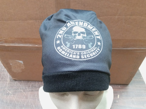 Hot Leather 2ND Amendment 1789 Beanie Homeland Motorcycle Apparel Accessories