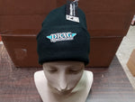 Drag Specialties Throttle Threads Mens Cuffed Beanie Black Hat Stocking Cap OSFM